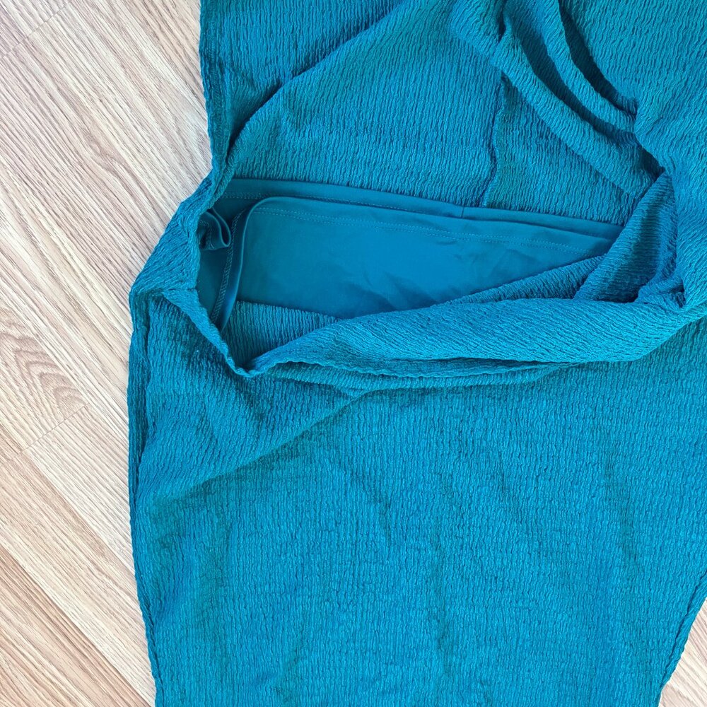 Wild Fable Womens Strapless Twist Knit Tube Midi Bodycon Dress with Slit Size XL - Picture 5 of 8